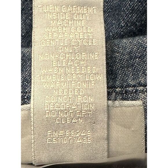 UGLY Christmas LIZ & ME Denim Embroidered Shirt Size 2XL Plus Red FAST SHIP - Picture 11 of 12